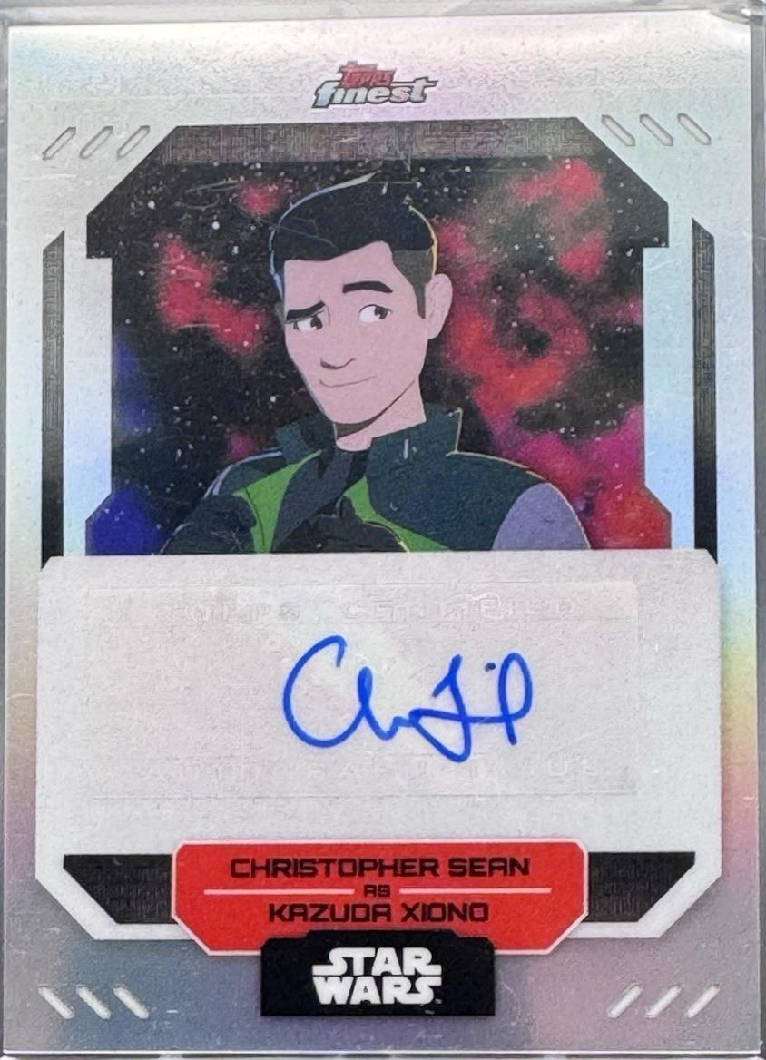 Christopher Sean as Kazuda Xiono [Red Wave Refractor] #FA-CS
