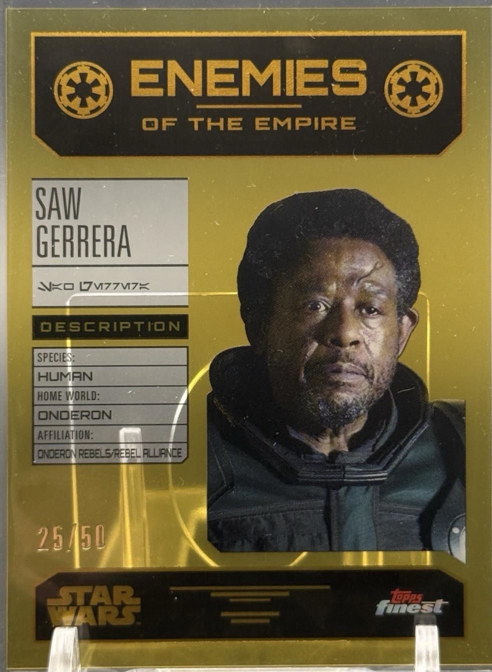 Saw Gerrera [Gold Refractor] #EOTE-2