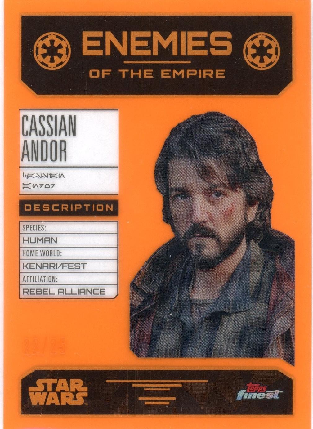 Cassian Andor [Orange Refractor] #EOTE-7