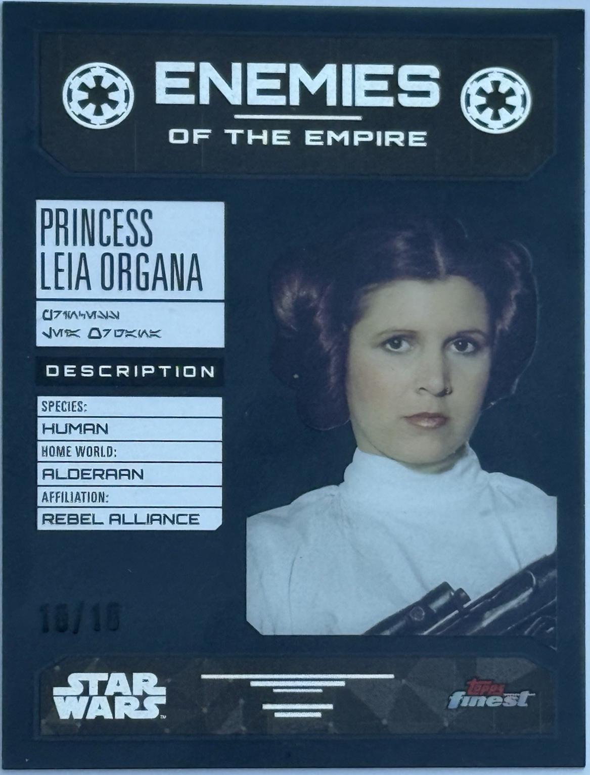 Princess Leia Organa [Black Refractor] #EOTE-4