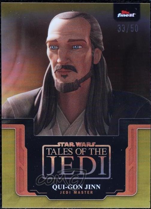 Qui-Gon Jinn [Gold Refractor] #TOTJ-6
