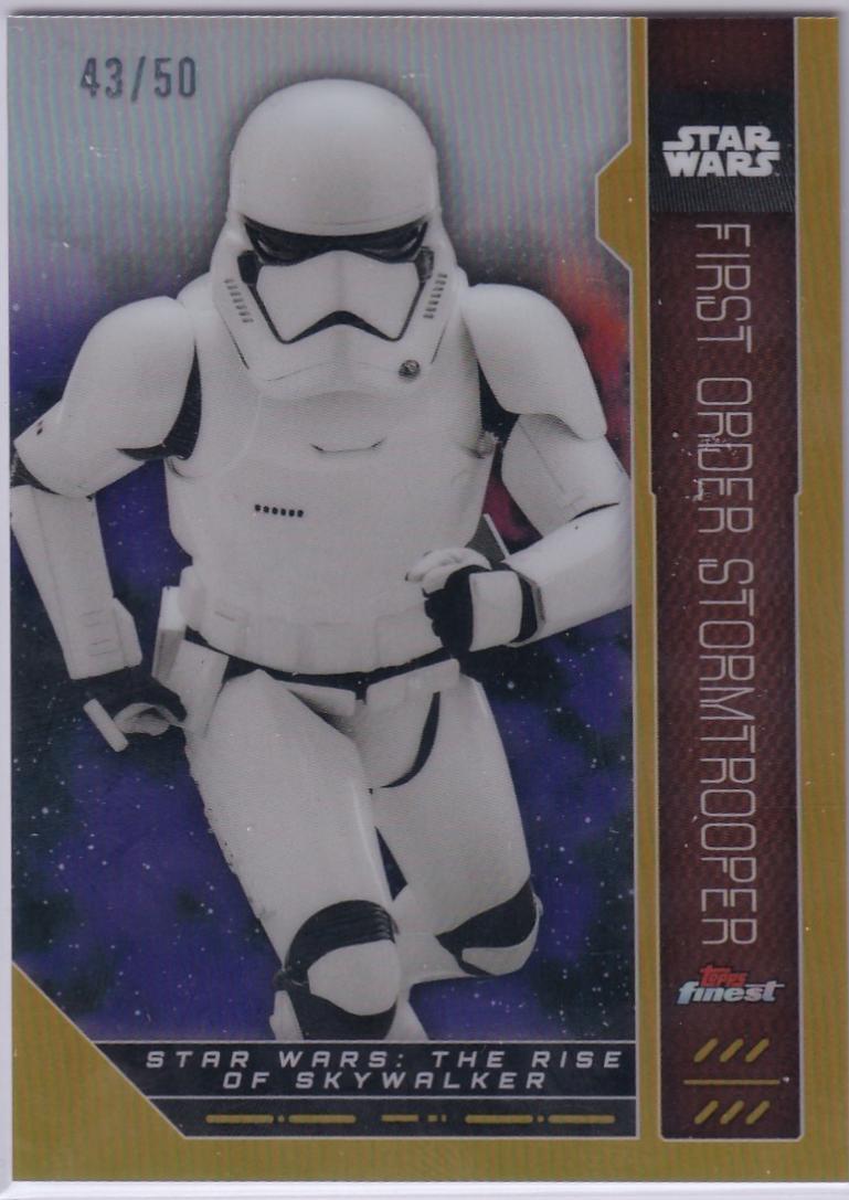 First Order Stormtrooper [Gold Refractor] #FN-54