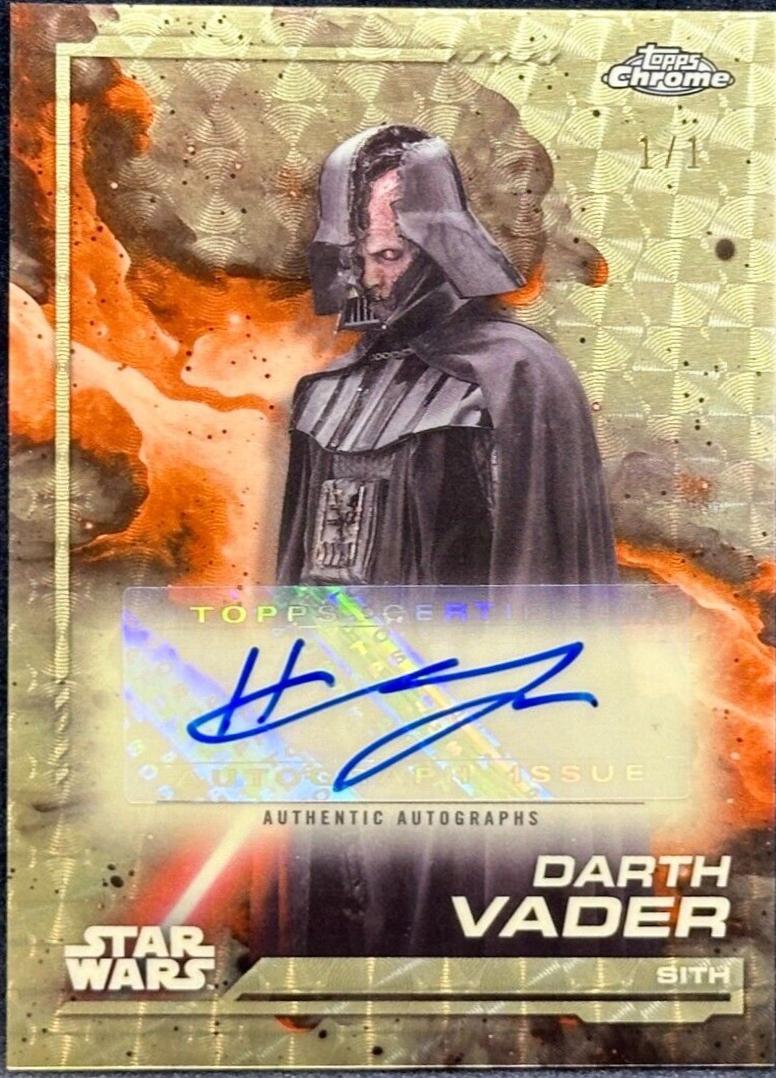 Hayden Christensen as Darth Vader [Superfractor] #AU-HC