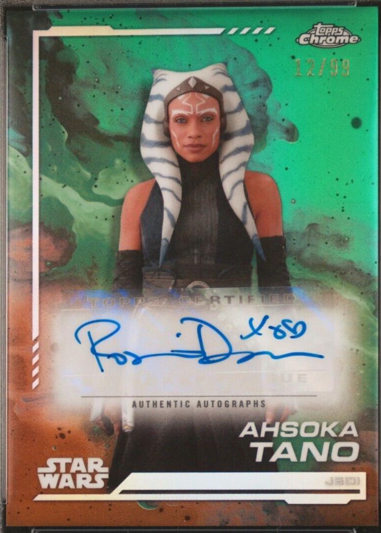 Rosario Dawson as Ahsoka Tano [Kashyyyk Green Refractor] #AU-RD