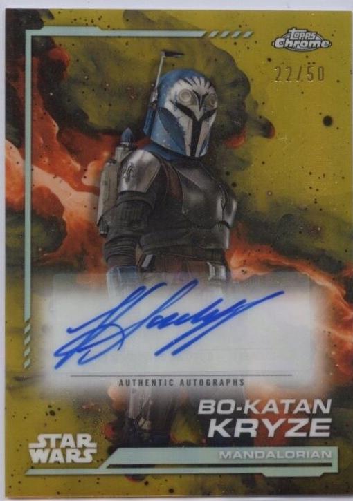 Katee Sackhoff as Bo-Katan Kryze [Gold Refractor] #AU-KSA
