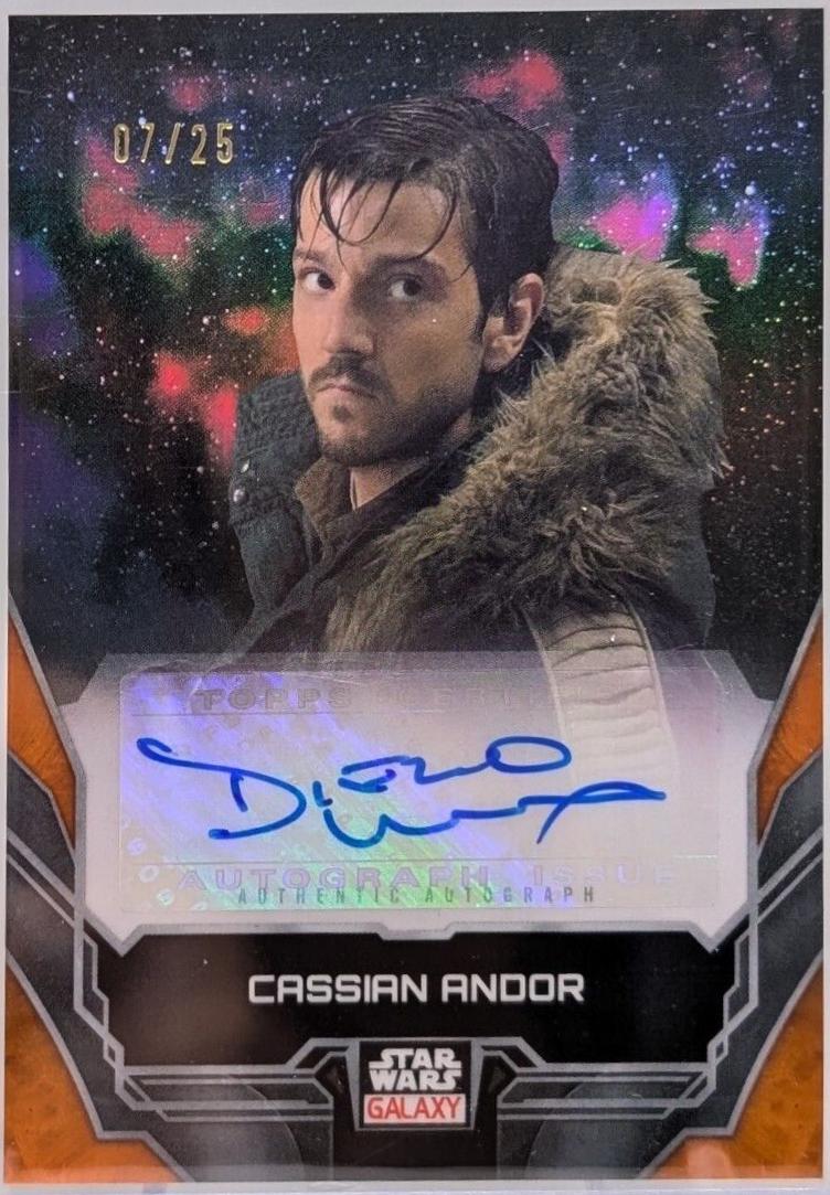Diego Luna as Cassian Andor [Orange Refractor] #A-DL