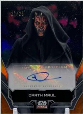 Ray Park as Darth Maul [Orange Refractor] #A-RP