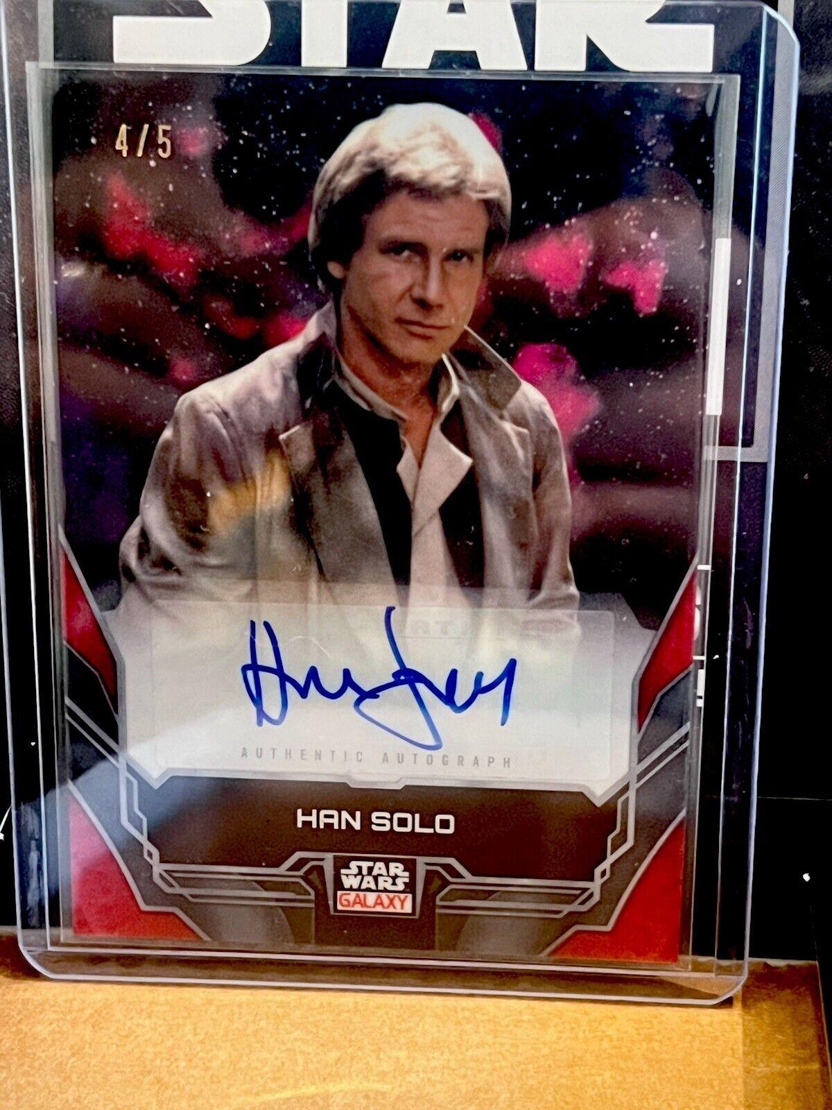 Harrison Ford as Han Solo [Red Refractor] #A-HF