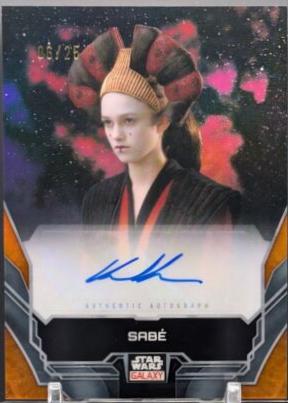 Keira Knightley as Sabe [Orange Refractor] #A-KK