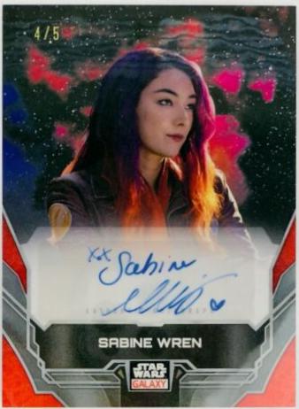 Natasha Liu Bordizzo as Sabine Wren [Red Refractor] #A-NB