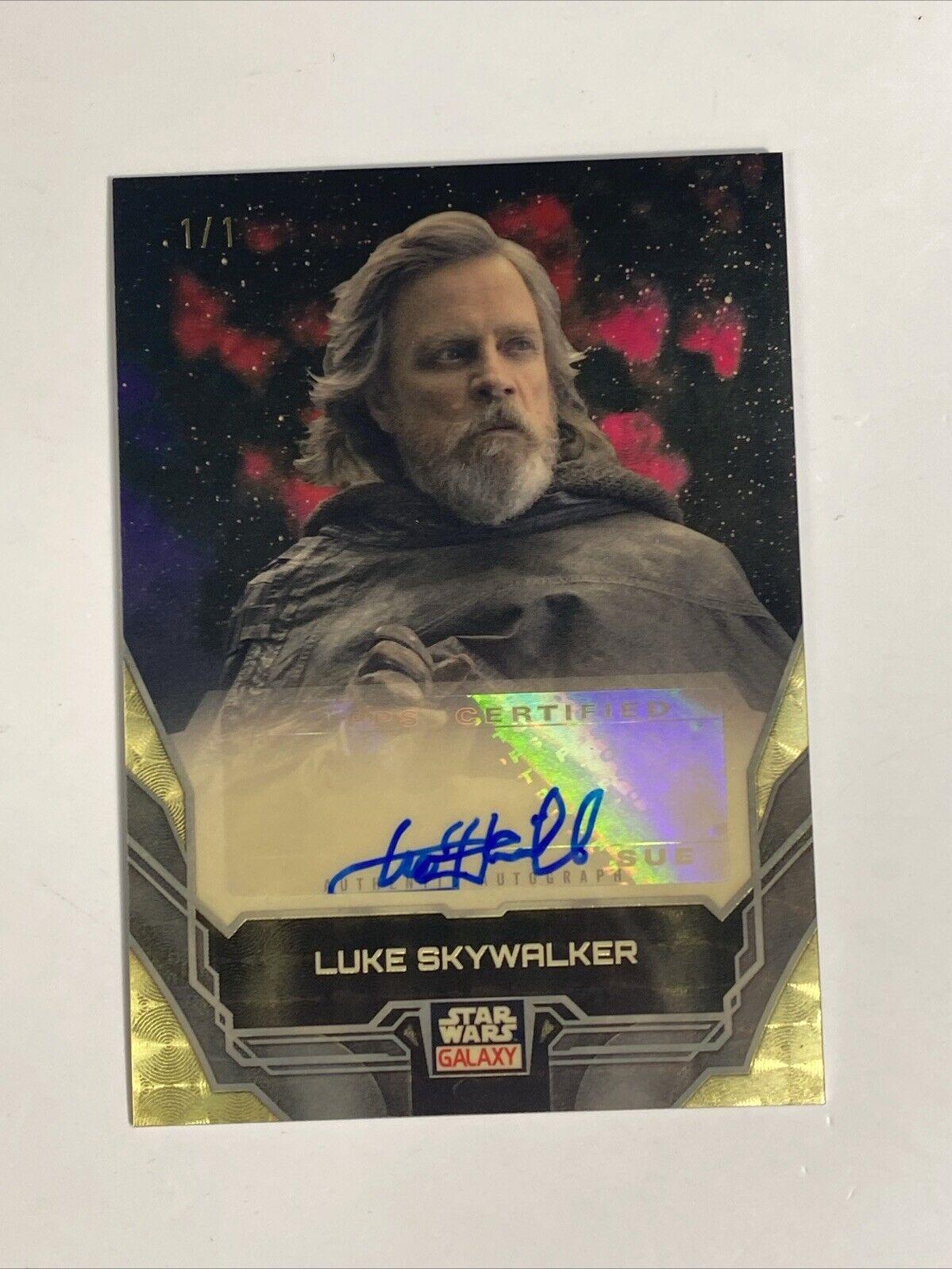 Mark Hamill as Luke Skywalker [Superfractor] #A-MH