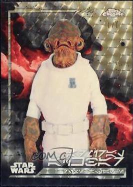 Admiral Ackbar [Superfractor Aurebesh Variation] #AV-121