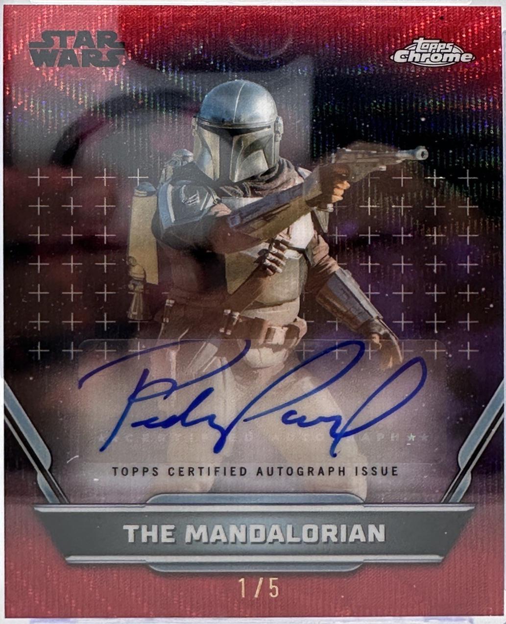 Pedro Pascal as The Mandalorian [Superfractor] #A-PP