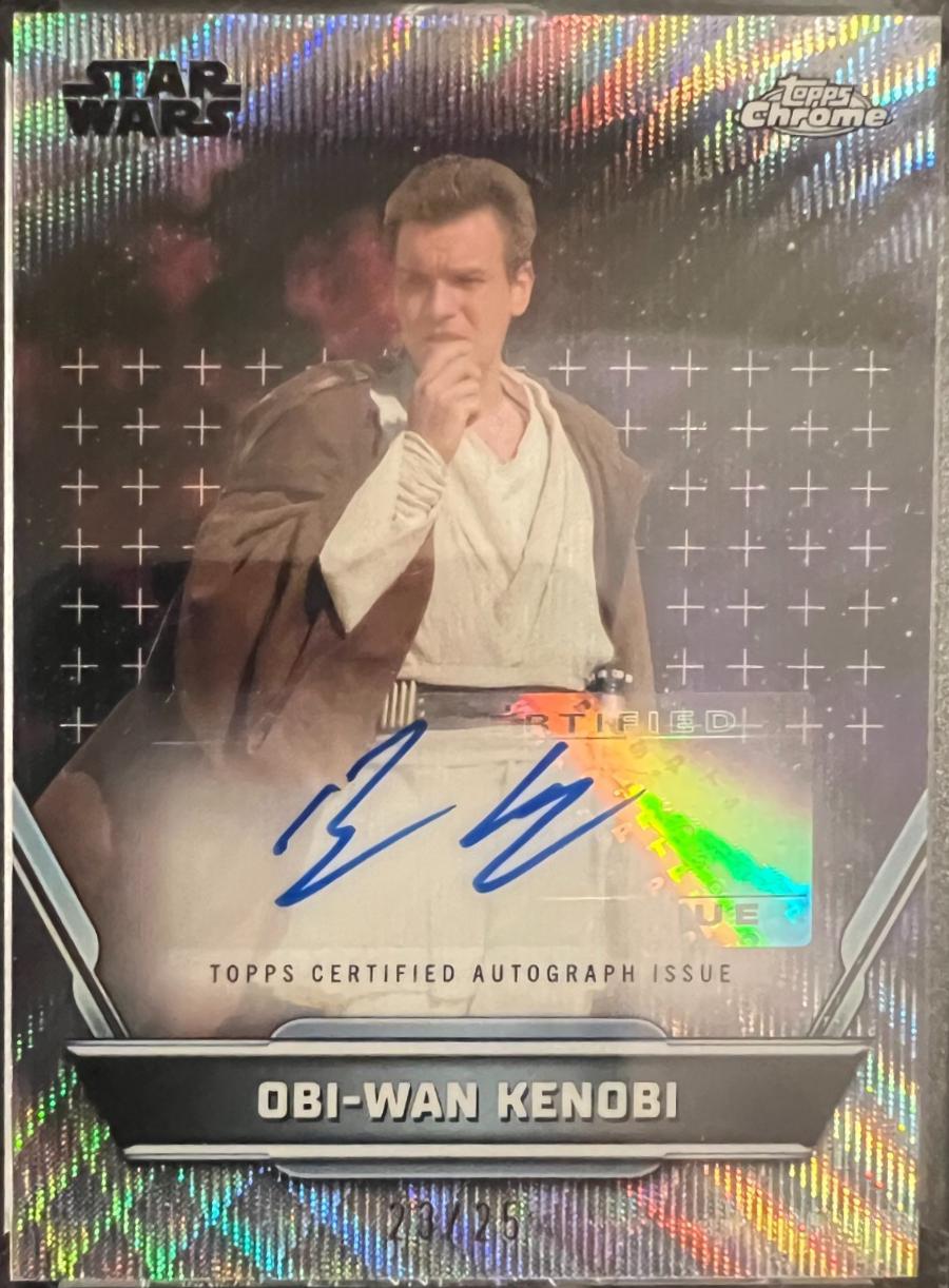 Ewan McGregor as Obi-Wan Kenobi [Superfractor] #A-EM