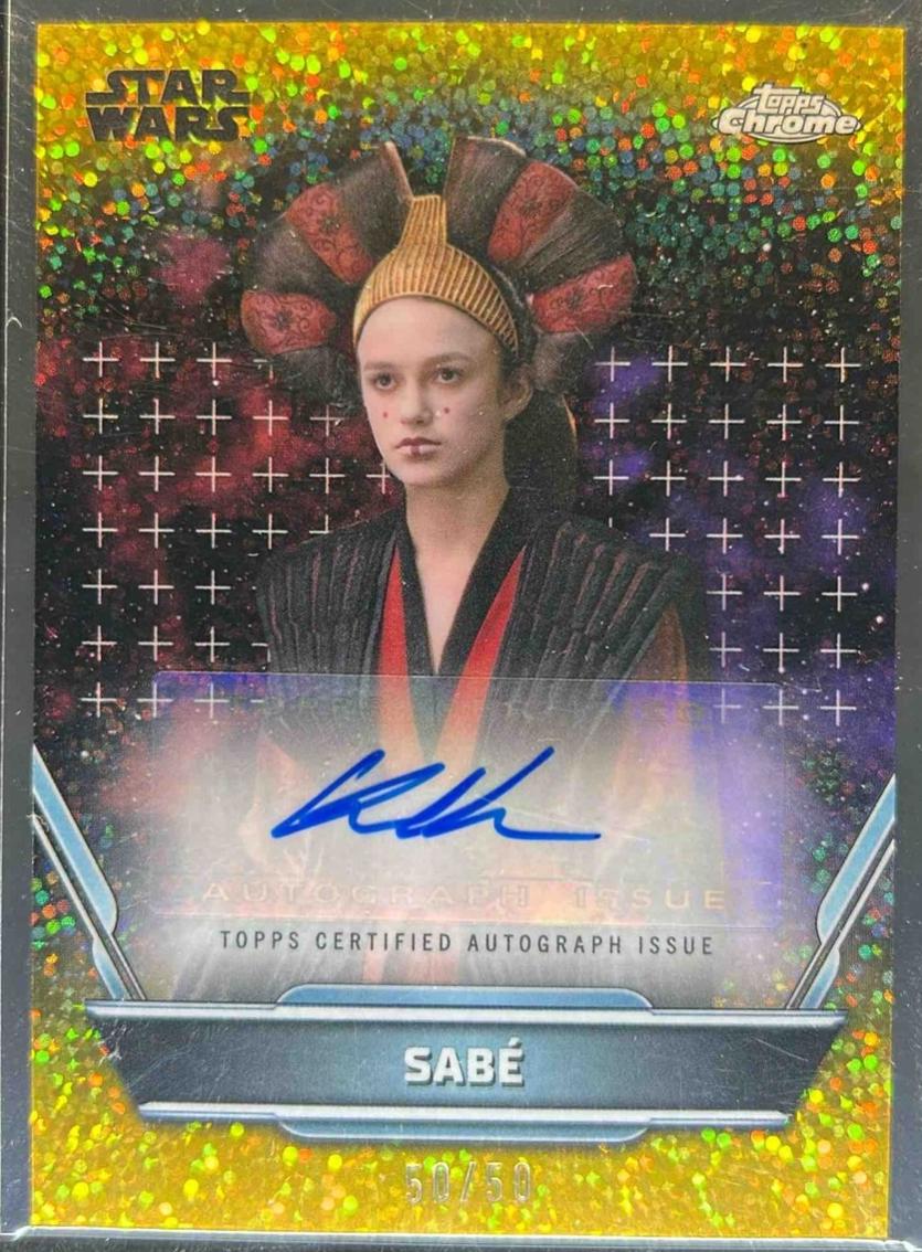 Keira Knightley as Sabe [Gold Galactic Dust Refractor] #A-KK