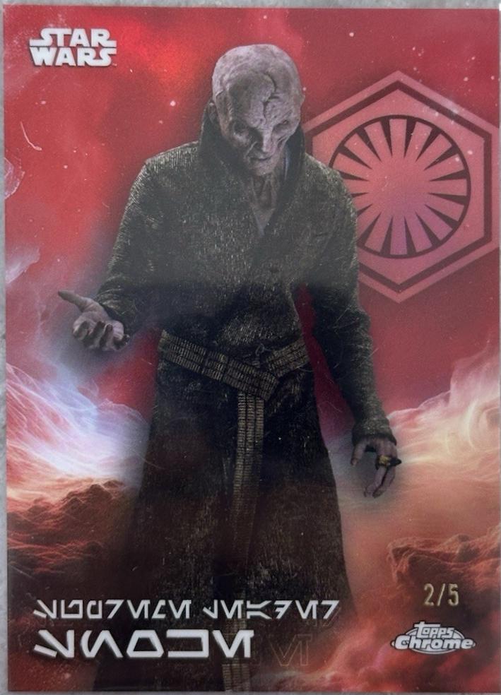 Supreme Leader Snoke [Dathomir Red Refractor] #AV-174
