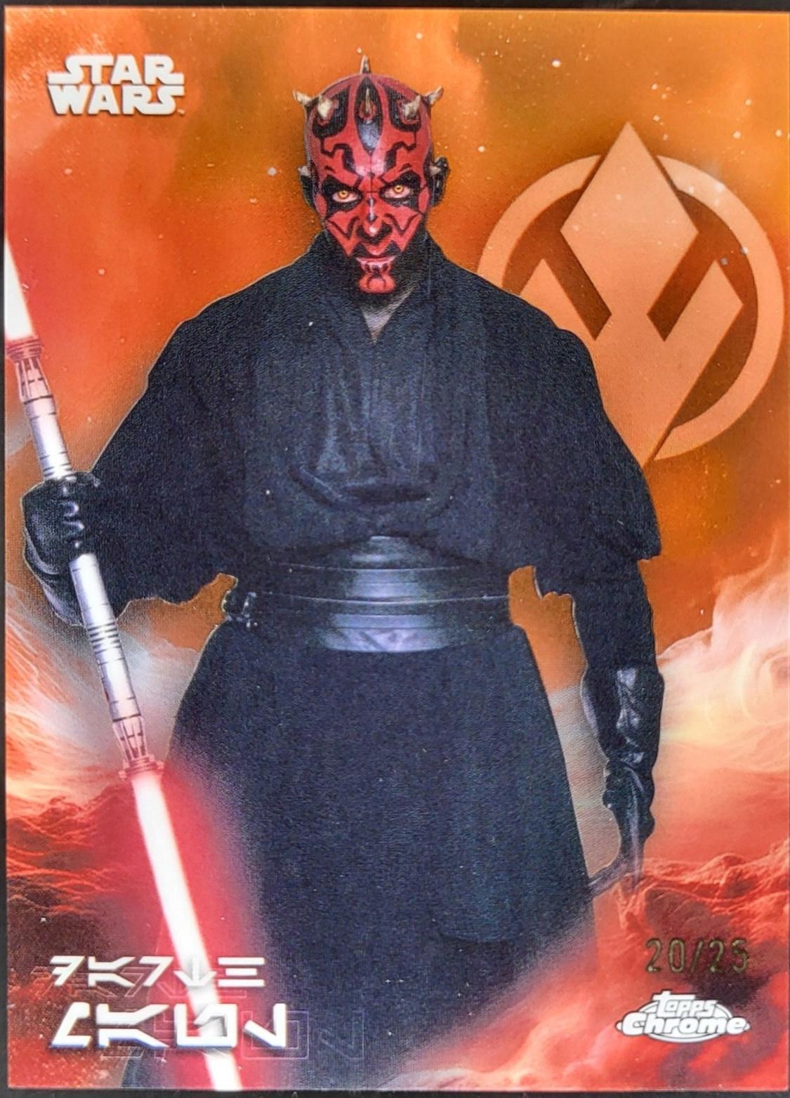 Darth Maul [Rebel Orange Refractor] #AV-28
