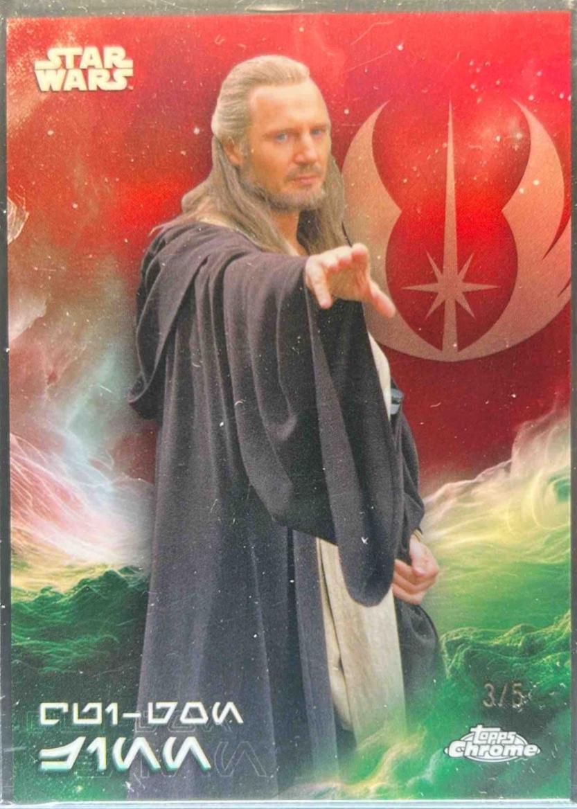 Qui-Gon Jinn [Dathomir Red Refractor] #AV-152