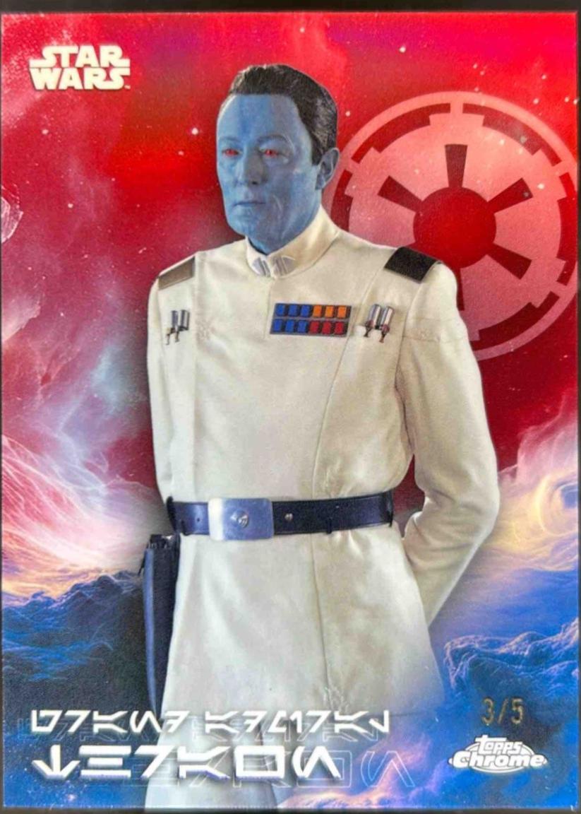 Grand Admiral Thrawn [Dathomir Red Refractor] #AV-52