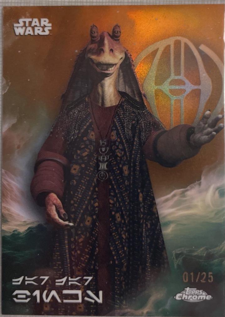 Jar Jar Binks [Rebel Orange Refractor] #AV-63