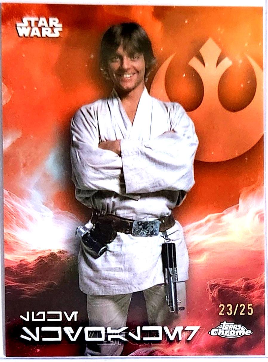 Luke Skywalker [Rebel Orange Refractor] #AV-83