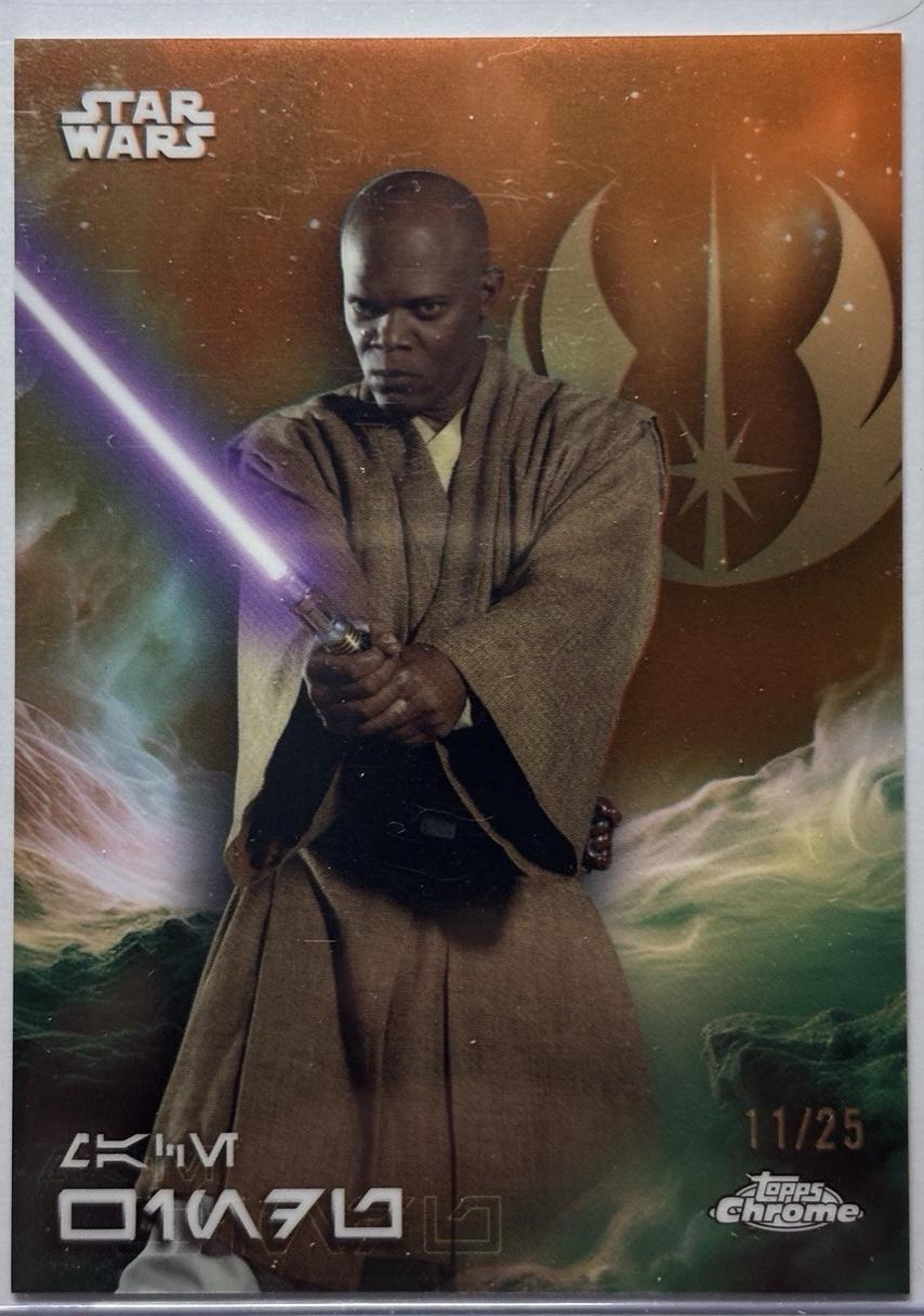 Mace Windu [Rebel Orange Refractor] #AV-85