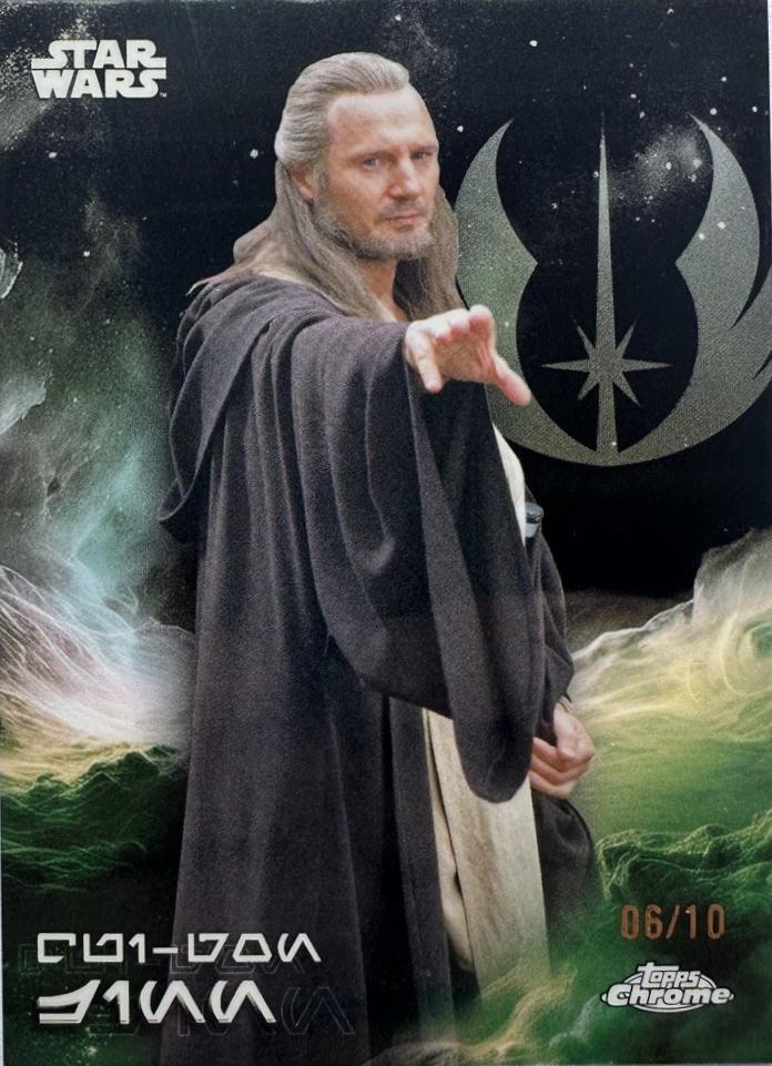 Qui-Gon Jinn [Mustafar Black Refractor] #AV-152
