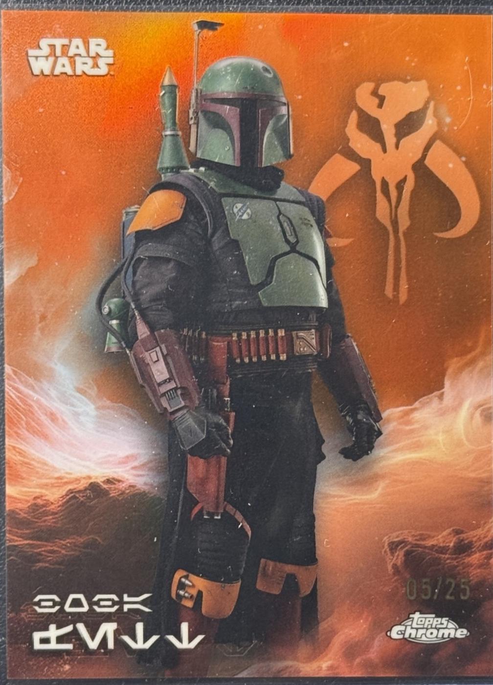 Boba Fett [Rebel Orange Refractor] #AV-11