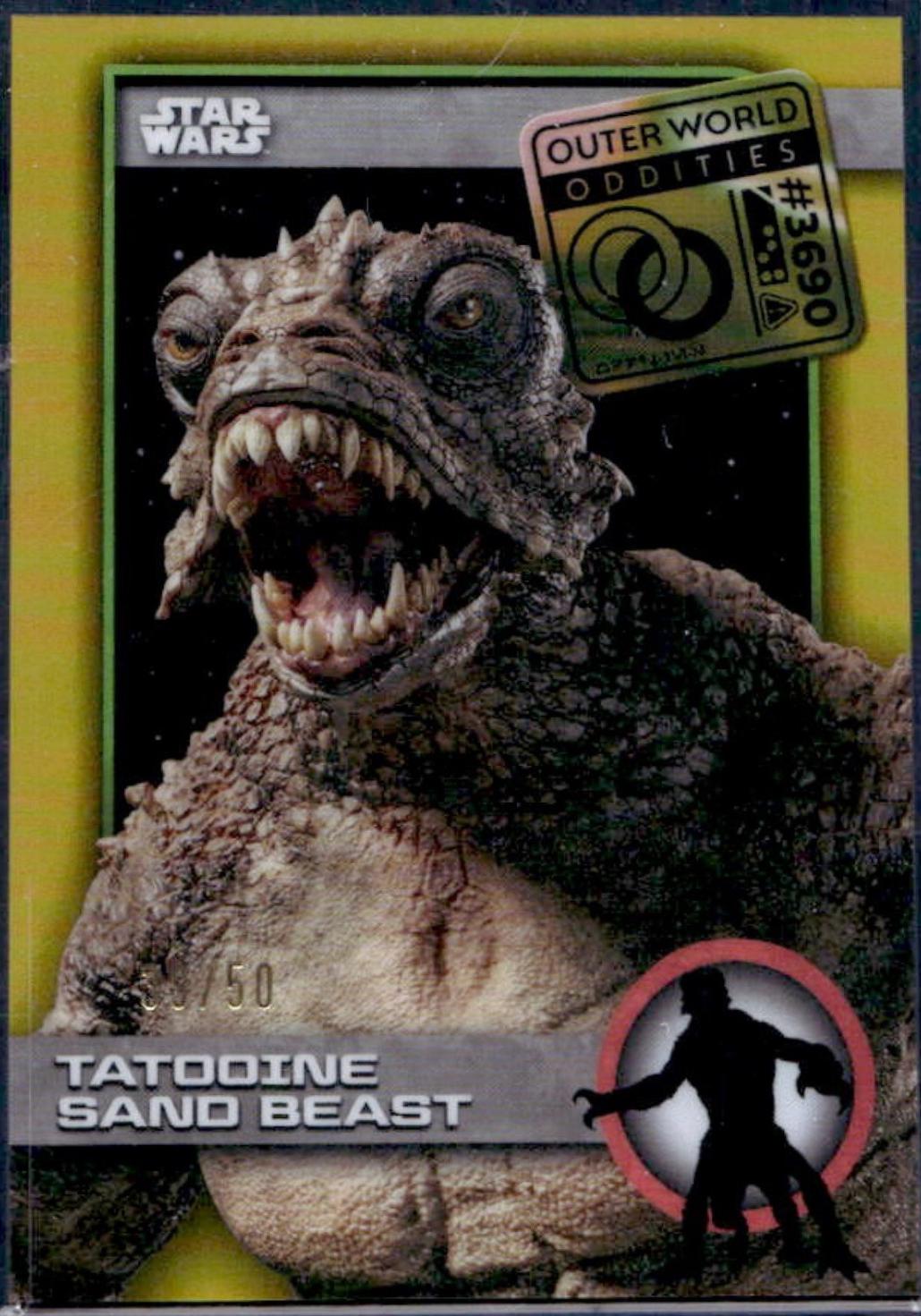 Tatooine sand beast [Gold Refractor] #UO-17