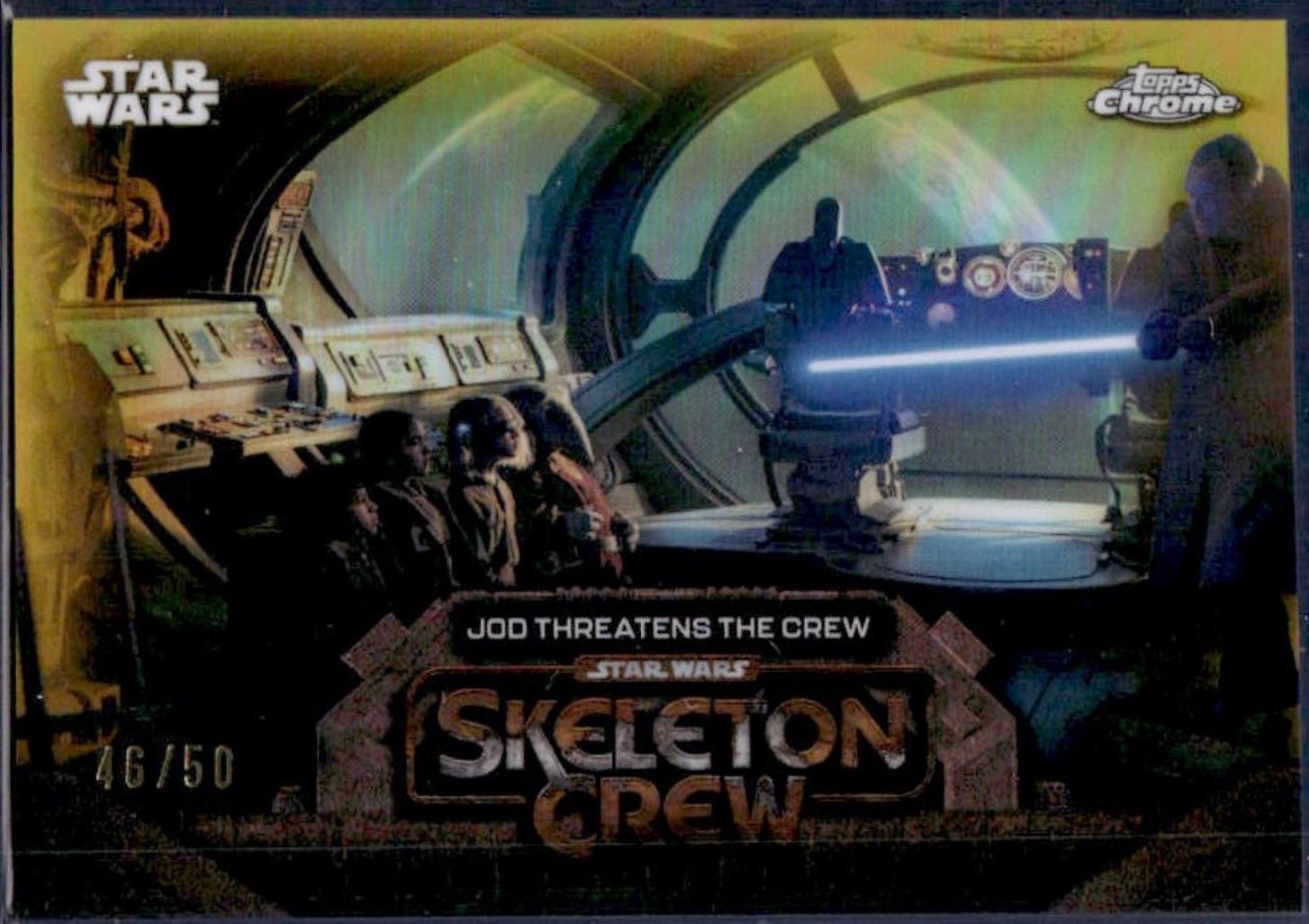 Jod Threatens The Crew [Gold Refractor] #SC-21