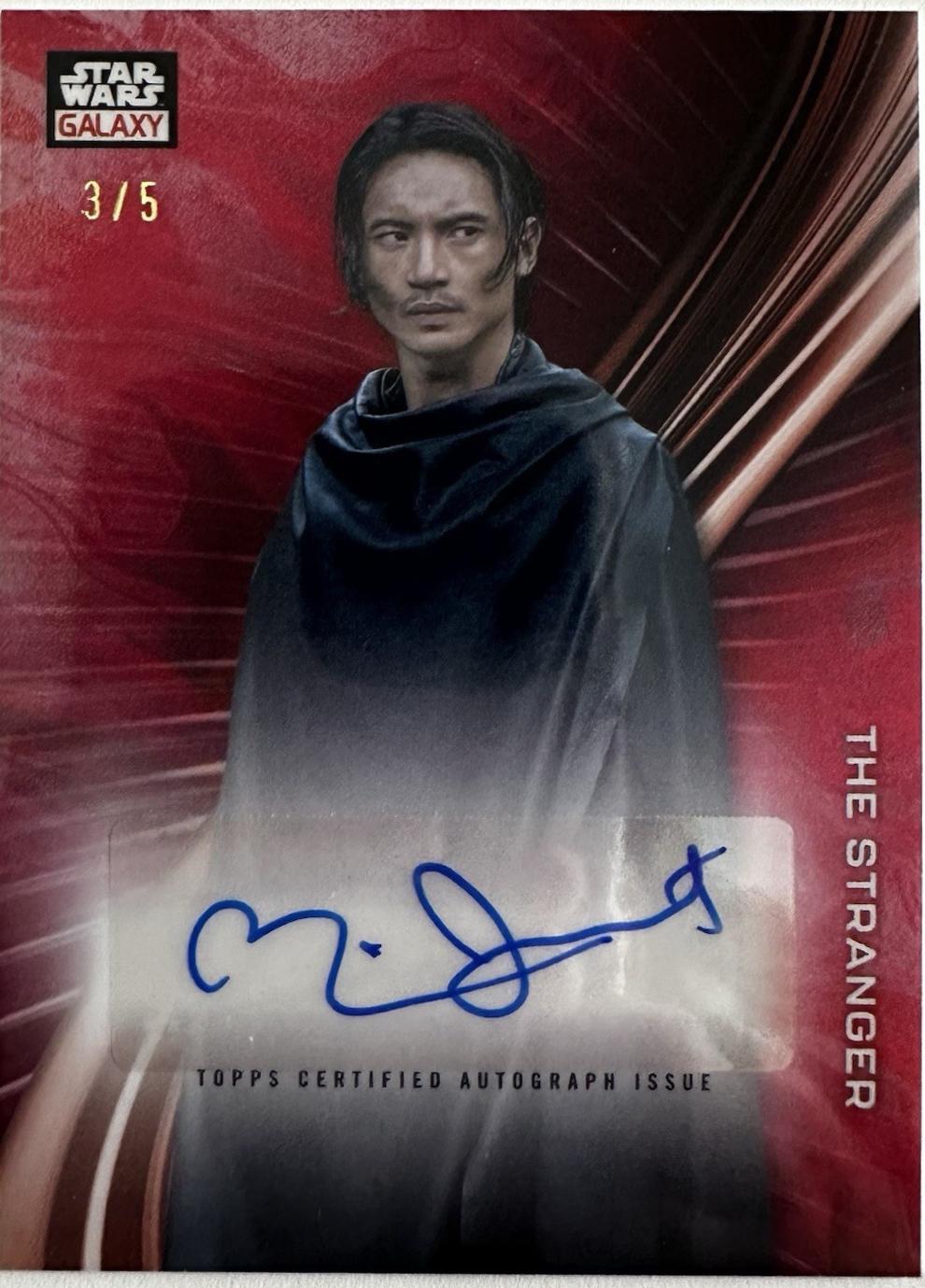 Manny Jacinto as The Stranger [Red] #GA-MJ