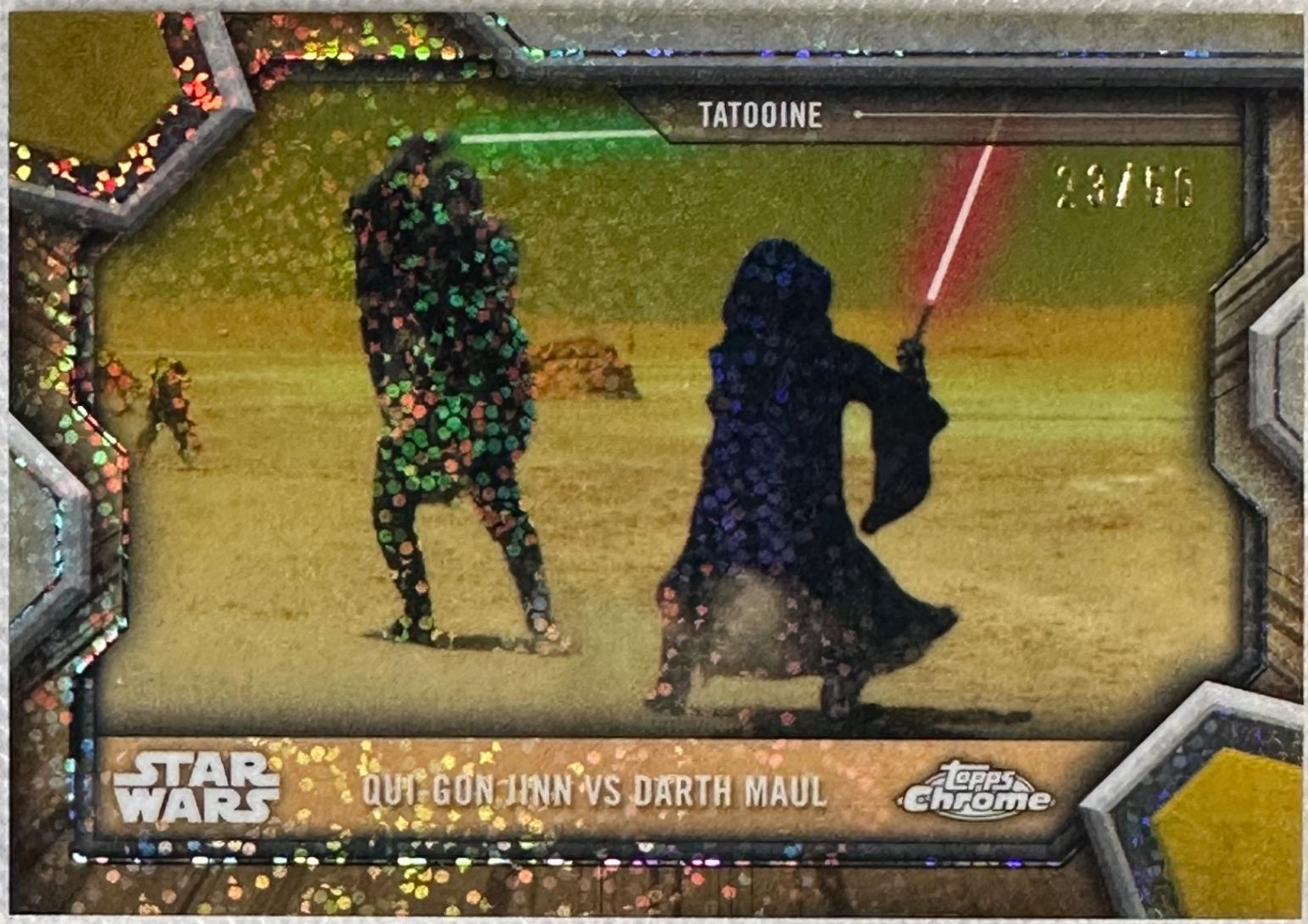 Qui-Gon Jinn [Gold Galactic Dust Refractor] #88