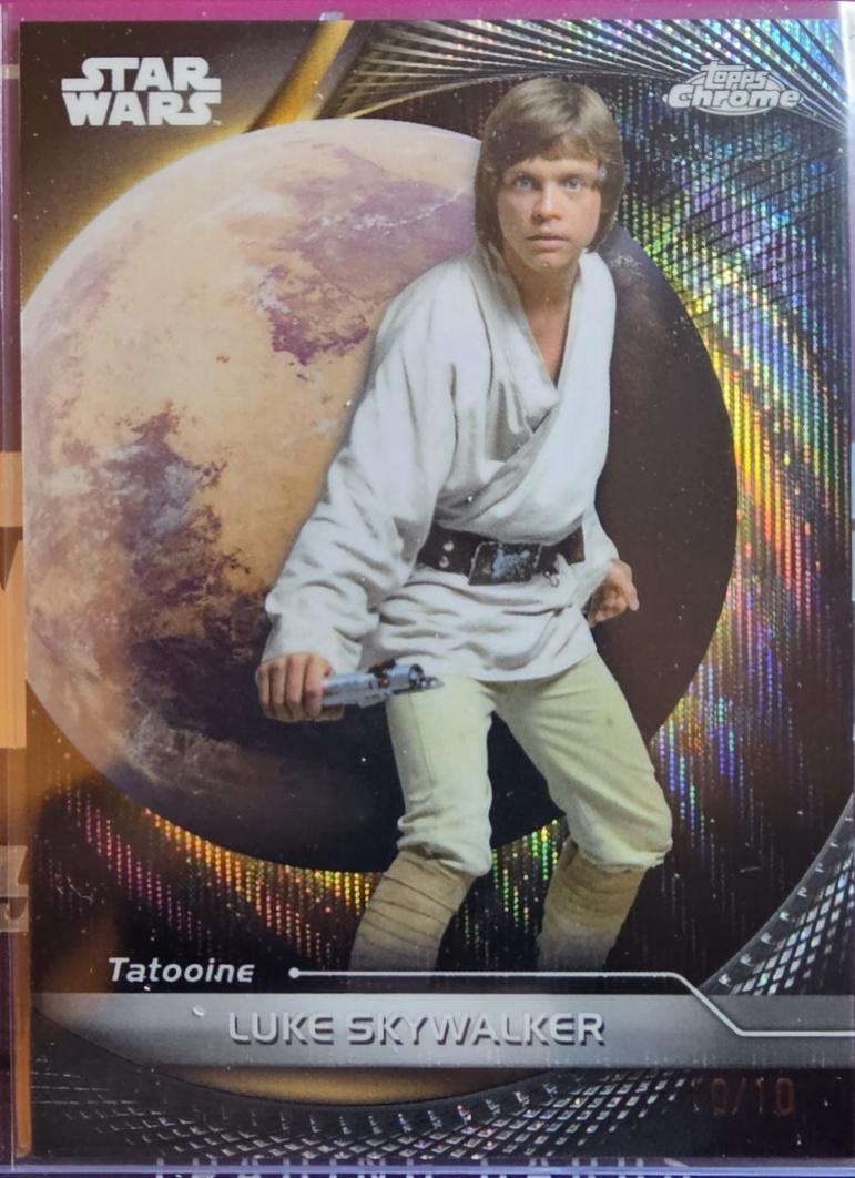 Luke Skywalker [Black Hyperlanes Refractor] #80