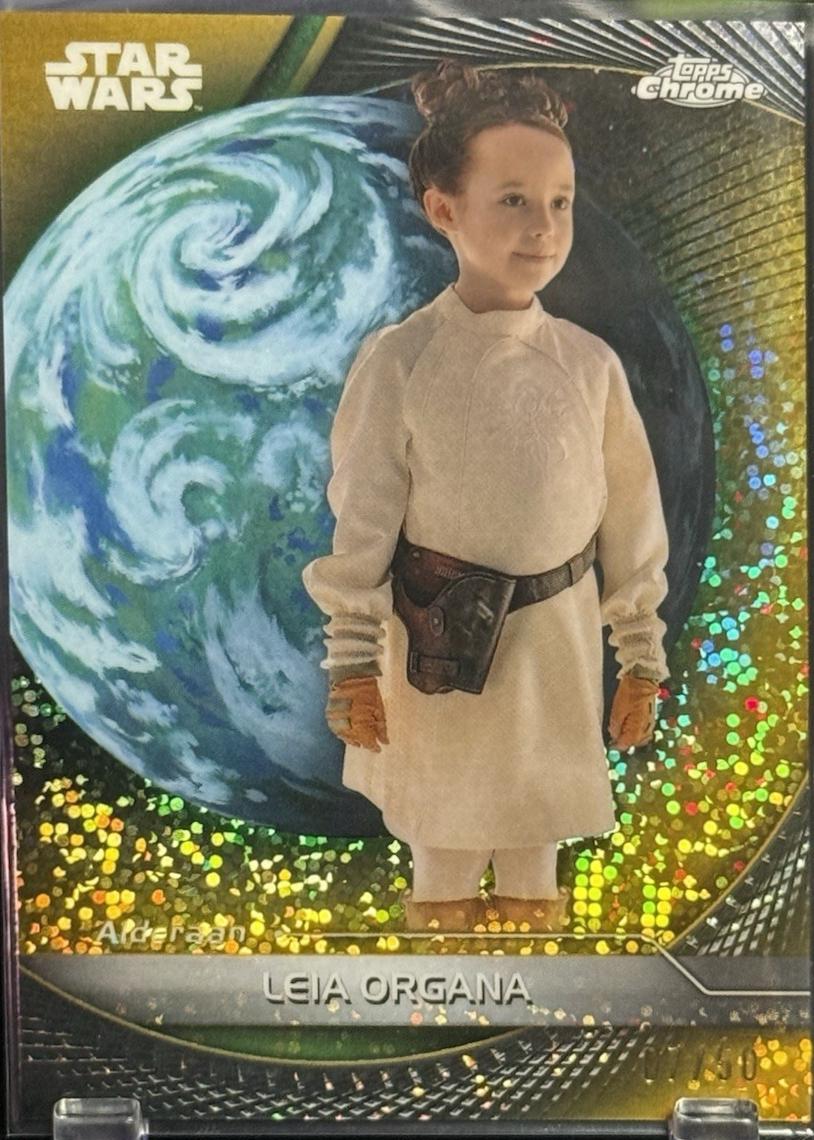 Leia Organa [Gold Galactic Dust Refractor] #10