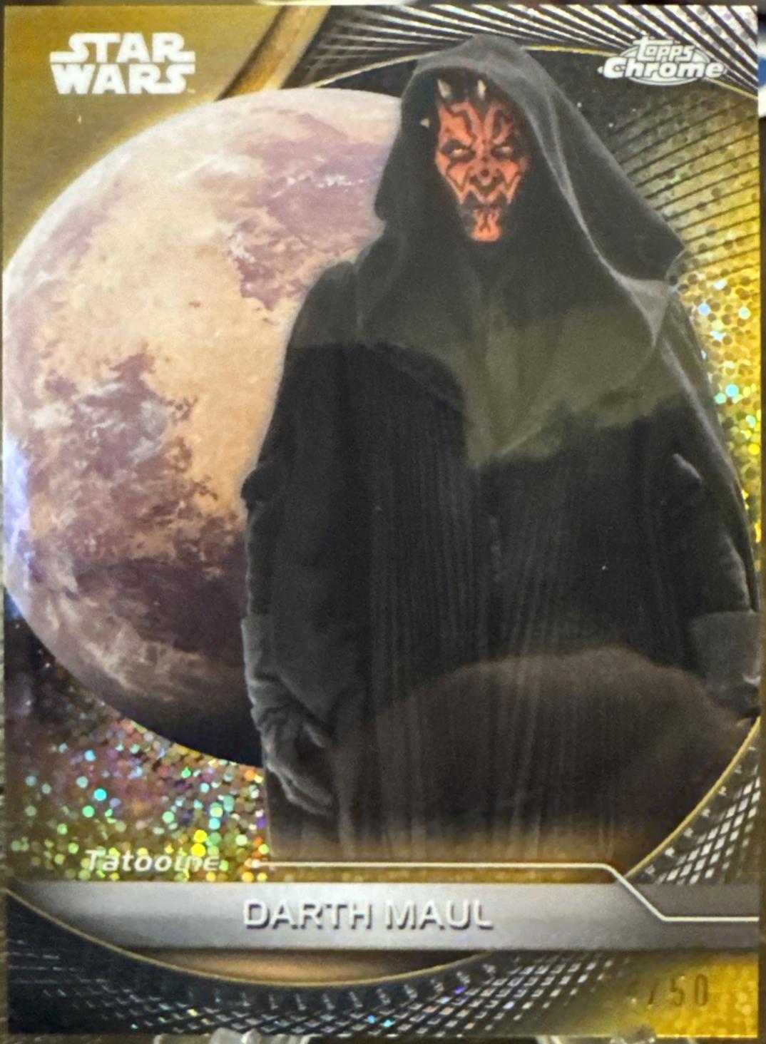 Darth Maul [Gold Galactic Dust Refractor] #69