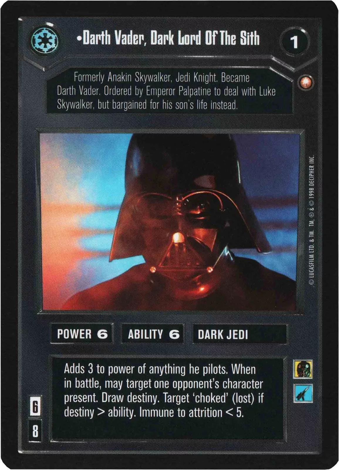 Darth Vader, Dark Lord Of The Sith