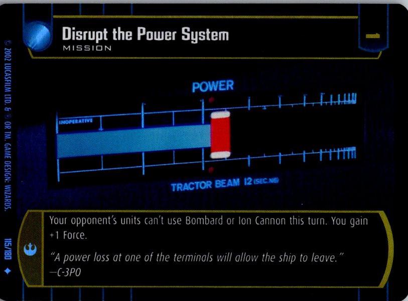 Disrupt the Power System [Foil] #115