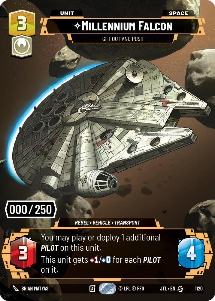 Millennium Falcon - Get Out And Push #1120