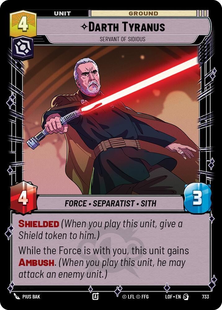 Darth Tyranus [Foil] #733