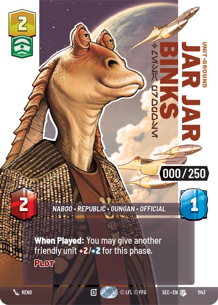 Jar Jar Binks - Mesa Propose [Serialized] #1143