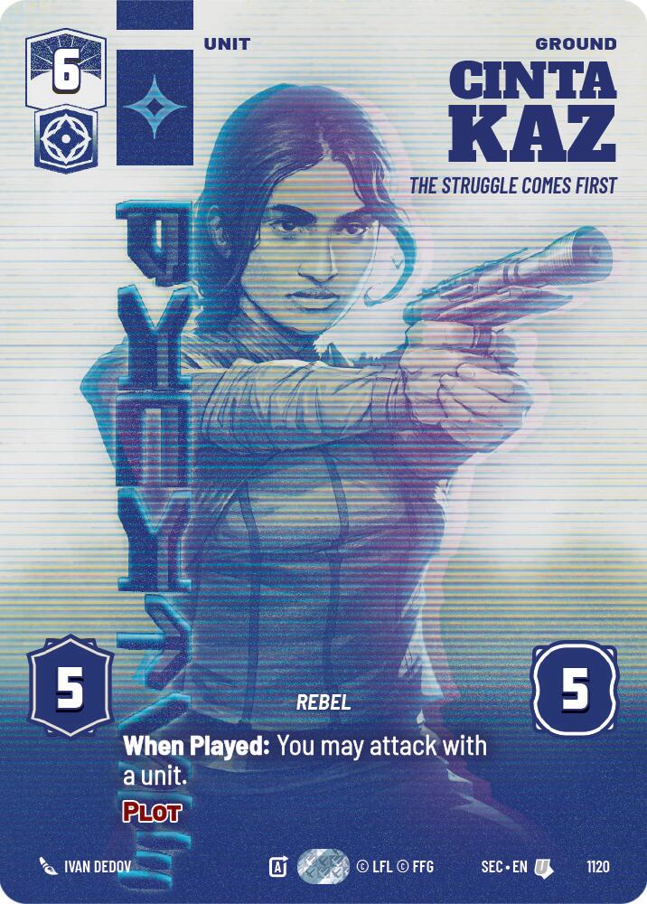 Cinta Kaz - The Struggle Comes First [Prestige Foil] #1120