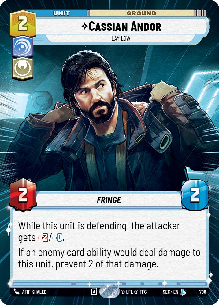 Cassian Andor - Lay Low [Hyperspace Foil] #798