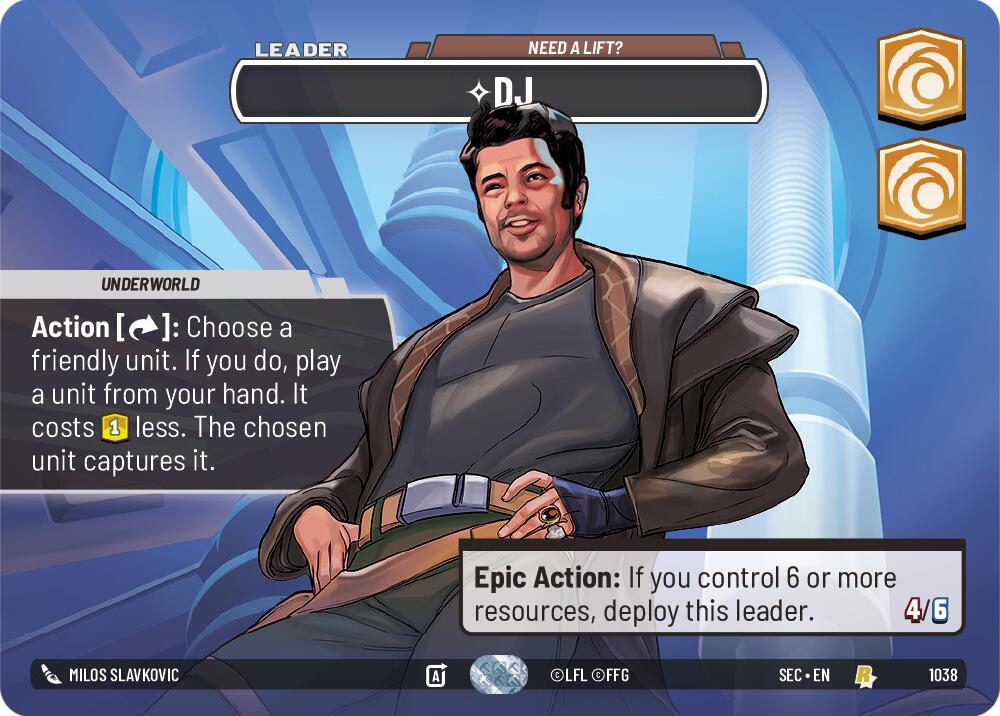 DJ - Need a Lift? [Showcase Foil] #1038