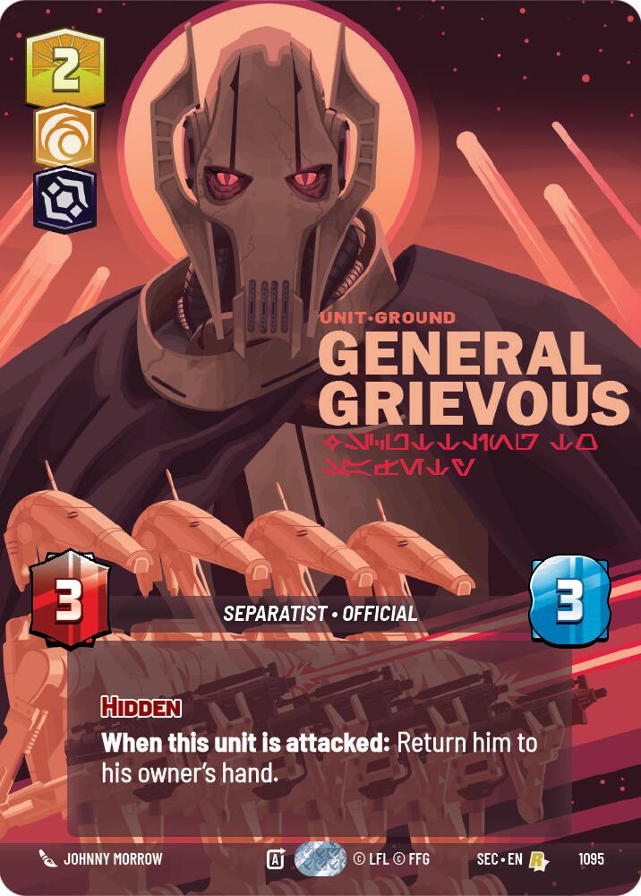 General Grievous - Scuttling to Safety [Prestige Foil] #1095