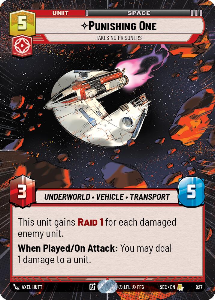 Punishing One - Takes No Prisoners [Hyperspace Foil] #927