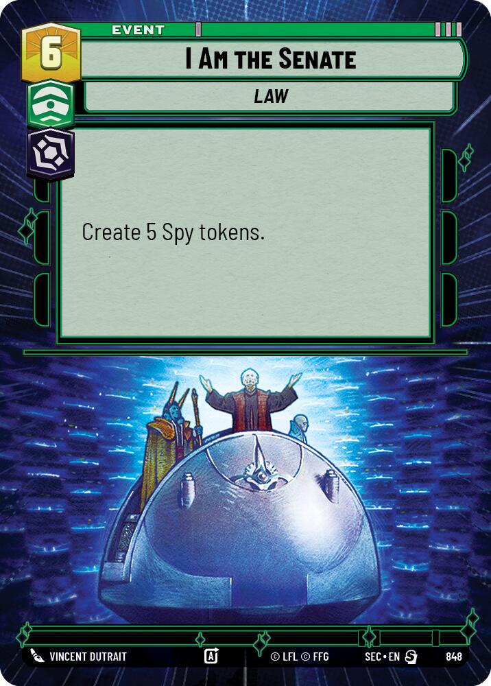 I Am the Senate [Hyperspace Foil] #848