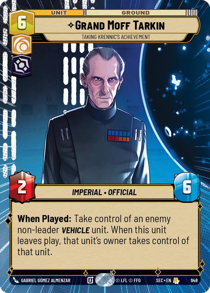 Grand Moff Tarkin - Taking Krennic's Achievement [Hyperspace Foil] #948