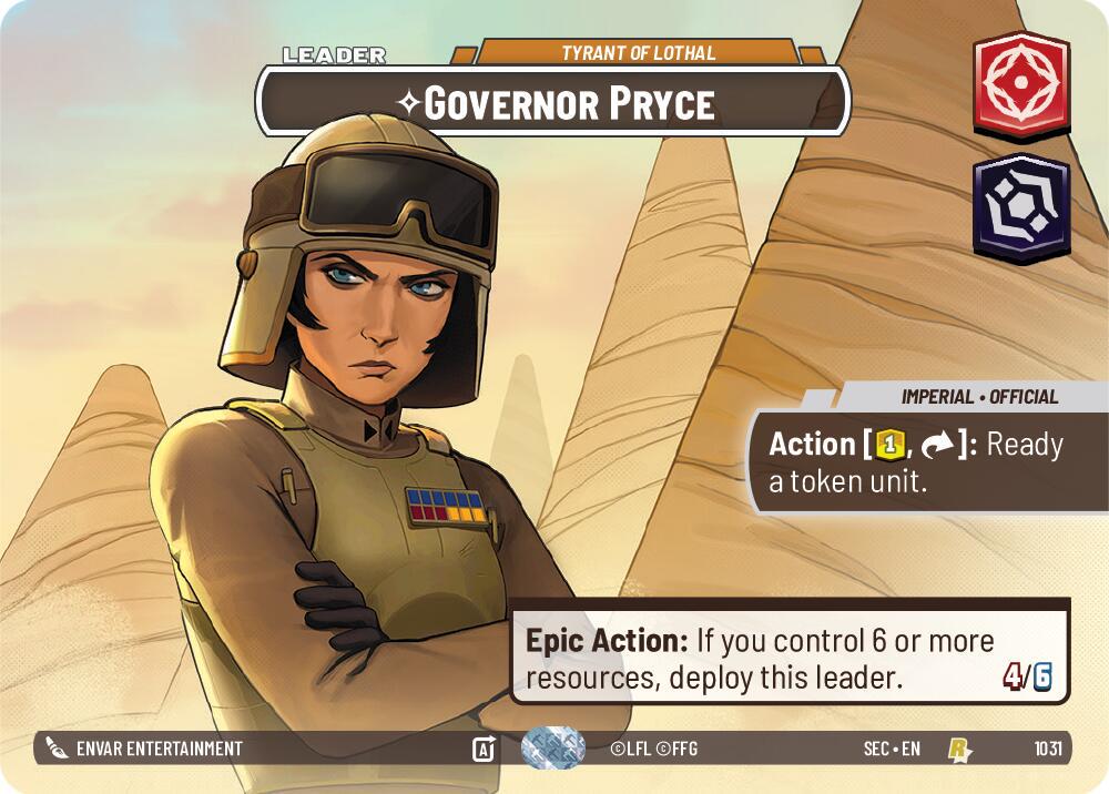 Governor Pryce - Tyrant of Lothal [Showcase Foil] #1031