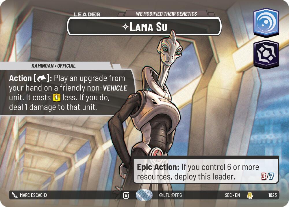 Lama Su - We Modified Their Genetics [Showcase Foil] #1023