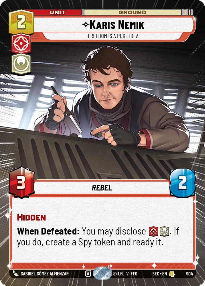 Karis Nemik - Freedom is a Pure Idea [Hyperspace Foil] #904
